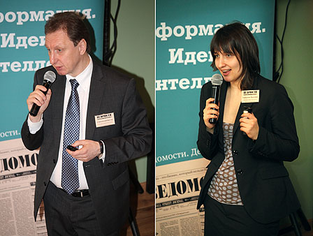 Viktor StankovskyとYaroslava Gorbunovaがブランドライセンスを通じて商品とサービスのコンファレンス推進に参加