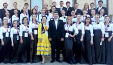 Ksenia ZaytsevaとKazan University Chapel Choirのおめでとう