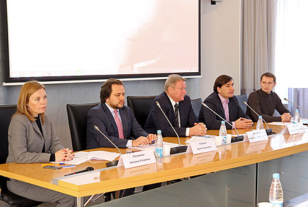 From left to right: Natalia Stepanova, Denis Khabarov, Vladimir Mescharyakov, Dmitry Afanasiev, Andrey Vorobiev From left to right: Natalia Stepanova, Denis Khabarov, Vladimir Mescharyakov, Dmitry Afanasiev, Andrey Vorobiev