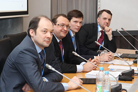 From left to right: Yury Kuznetsov, Anatoly Nistuk, Alexey Zhurov, Dmitry Klimenko «Gorodissky & Partners» From left to right: Yury Kuznetsov, Anatoly Nistuk, Alexey Zhurov, Dmitry Klimenko «Gorodissky & Partners»